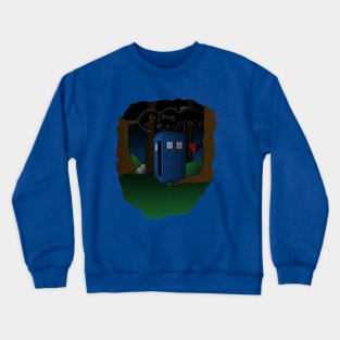 Toothless and The Tardis Crewneck Sweatshirt